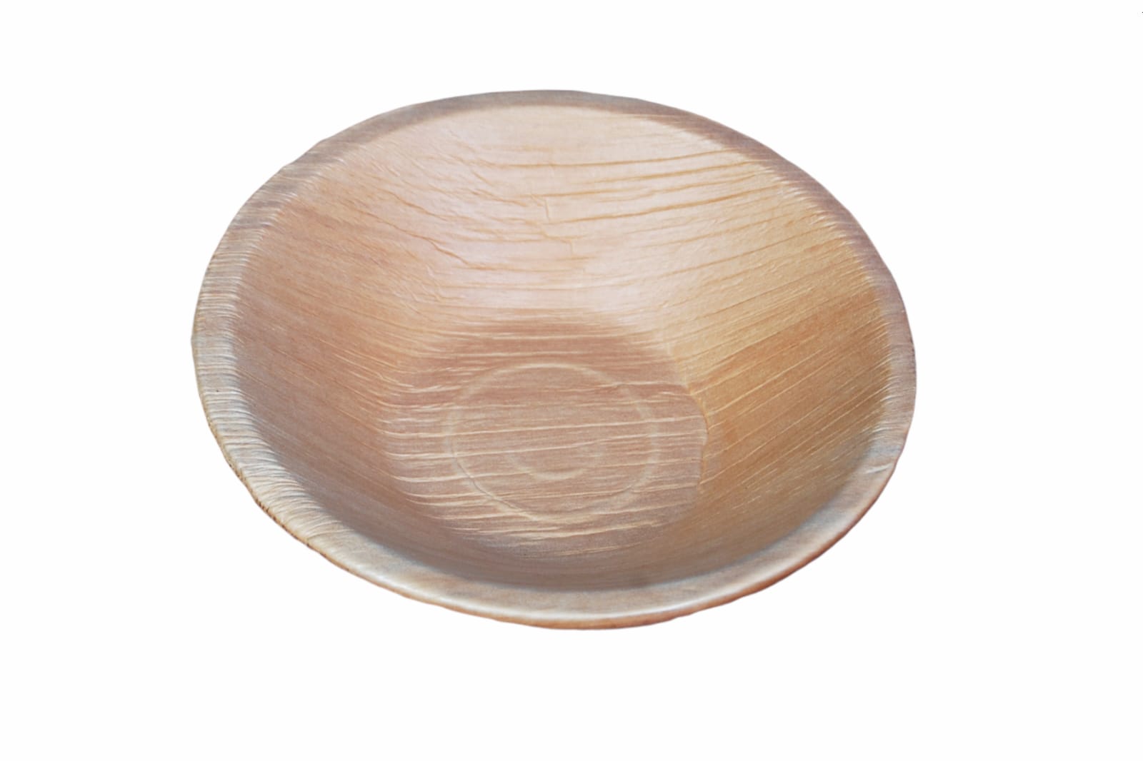 5 inch round palm leaf bowl