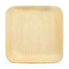 8 inch square palm leaf plate